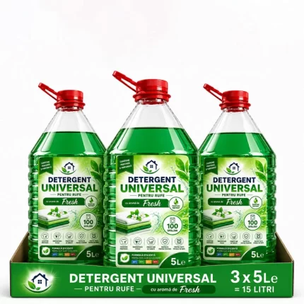 Pachet economic Trio Fresh, trei detergenți universali cu parfum proaspăt